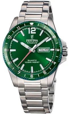 Produktbild von Festina Herrenuhr Titanium Armbanduhr Titan silber UF20698/3