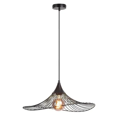 Produktbild von Rabalux 72004 Pendelleuchte 1 Spot Sombero, E27, schwarz, rund, Industriell, ø500mm