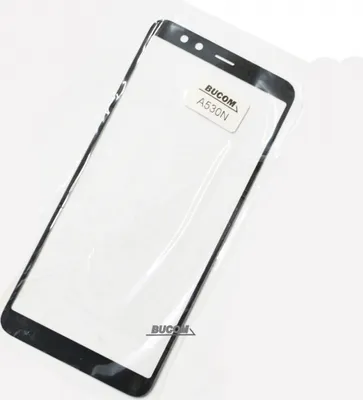 Produktbild von Display Glas Frontscheibe schwarz für Samsung Galaxy A8 (2018) A530F A530DS A530N