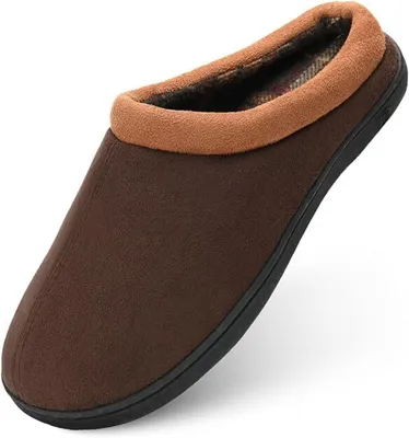 Produktbild von Lordfon Herren Hausschuhe warm und weich Braun Größe 44 45