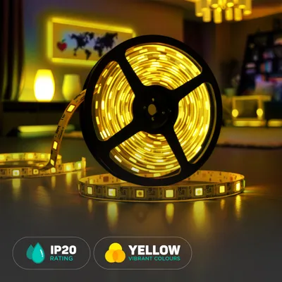 Produktbild von LED-Leuchtstreifen 3528 60 - IP20 - Gelb