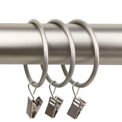Productafbeelding van Gordijnstang Desyne met clip, 5 cm, satijnnikkel