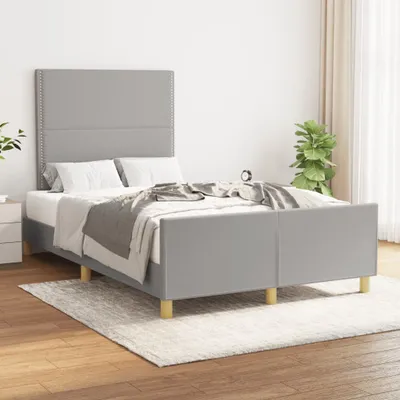 Immagine prodotto di Giroletto senza Materasso Grigio Chiaro 120x190 cm in Tessuto
