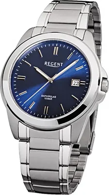 Obrázek produktu pro Pánské hodinky Regent z nerezové oceli F-922 quartzový náramek stříbrný D2URF922