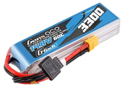 Imagen del producto de Batería GENS ACE de 3300 mAh, 14.8V, 60C, 4S1P, accesorio para modelismo