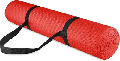 Image de Tapis de yoga très épais - résistant à l'abrasion - avec sangle de transport - plusieurs couleurs