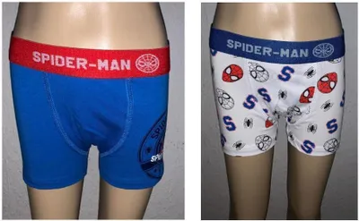 Produktbild von 2er Pack Spiderman Shorts für Jungen 116/122