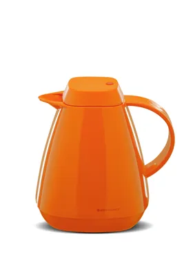 Produktbild von ROTPUNKT Thermokanne 650 1,0 ltr. I Glaseinsatz, BPA-Frei, Isolierkanne I langlebig I 24 Std heiß I hochwertig I Kaffeekanne I teekanne - pumpkin