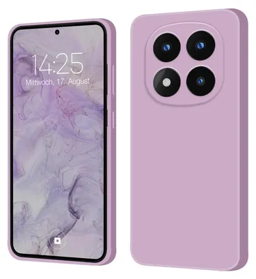 Produktbild von Hülle für Xiaomi Redmi Note 14 Pro+ 5G Case Cover Bumper Smartphone Softgrip Schutzhülle Farbe: Lila