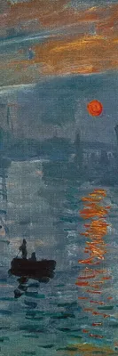 Obrázok produktu pre Claude Monet Art Print Obraz - Impresia, Východ slnka, 1872 (91 x 30 cm)