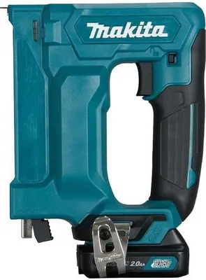 Produktbild von Makita Zszywacz 12V CXT ST113DWAJ 1x2,0Ah - Tragbarer Elektrohefter, für den privaten und professionellen Gebrauch, hohe Leistung und kompaktes Design.