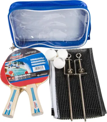 Produktbild von Tischtennis Set 2 Schläger 3 Bälle Netz Tischklammern Tasche