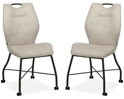 Produktbild von MX Sofa Esszimmerstuhl Nox - Sand (2er-Set)