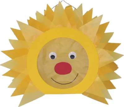 Produktbild von Laternen Bastelset Sonne von Prell, 4 Stück