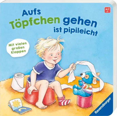 Produktbild von Ravensburger Buch Pappbilderbuch Aufs Töpfchen gehen ist pipileicht 42164