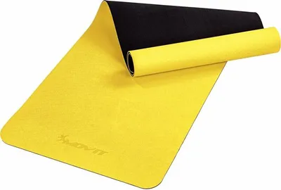 Zdjęcie produktu dla Mata do ćwiczeń jogi MOVIT, 190 x 60 cm, żółta