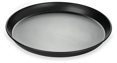 Produktbild von 20x Pizzablech rund Blaublech, mit bordiertem Rand Ø 20 cm