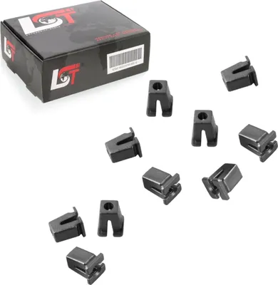 Produktbild von 10x Spreizmutter Universal Innenverkleidung Karosserie Ø 8mm Kopf 9,5 x 9,5 mm