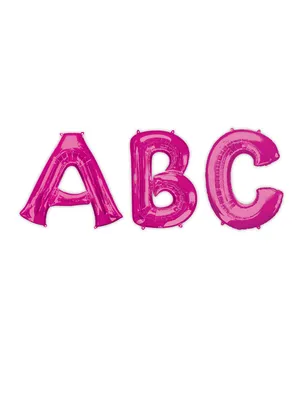 Produktbild von Amscan folienballon Buchstabe O 66 x 83 cm rosa