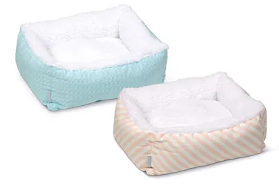 Produktbild von Beeztees Puppy Liegebett Nappy, 50x42x18cm in, Farbe:pink