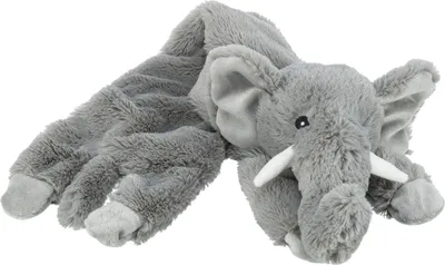 Produktbild von TRIXIE Hundespielzeug Schlenker-Elefant aus Plüsch, Geräuschlos - diverse - 50 cm