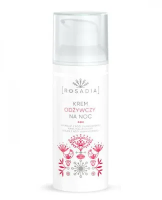 Produktbild von Rosadia Nachtcreme mit Rosenextrakt & Hyaluronsäure | 50ml | Anti-Aging & Regeneration