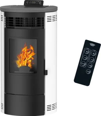 Obrázok produktu pre Vzduchové peletové kachle Flavia 15 kW Sannover White