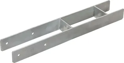 Obrázek produktu pro vidaXL Podpěra sloupku 6 ks Stříbrná 9×6×60 cm Pozinkovaná ocel