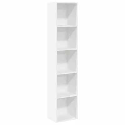 Image de vidaXL Bibliothèque blanche 40x30x189 cm Bois composite