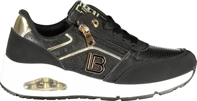 Produktbild von Eleganter schwarzer Damensportschuh mit Reißverschluss und Komfortsohle