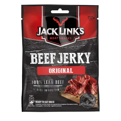 Obrázek produktu pro Jack Links Beef Jerky Original 100 Prozent Lean Beef Snack 25g