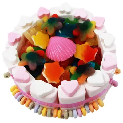 Produktbild von Fruchtgummi Geburtstagstorte Happy Birthday Geschenkidee Mädchen 550g