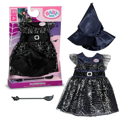 Produktbild von BABY born Hexenkleid mit Hut & Besen für 43 cm Puppen