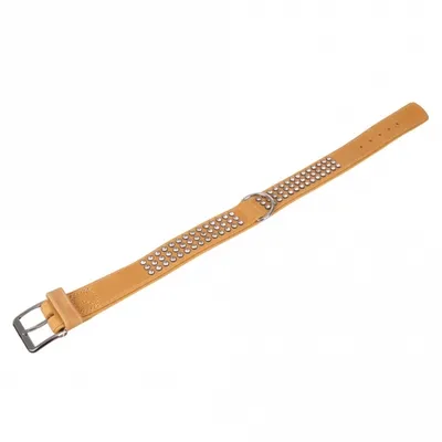 Produktbild von Karlie Buffalo Strass-Halsband - Hellbraun - 3-reihig, 65cm/40mm