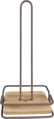 Produktbild von Clayre & Eef Küchenrollenhalter 15x15x32 cm Braun Eisen