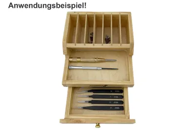 Produktbild von PAULIMOT Sortierkasten / Organizer aus Holz mit Schublade