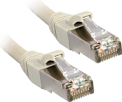Productafbeelding van Lindy 47243 Cat6 STP Kabel, grau, 1.50m  einfach geschirmt
