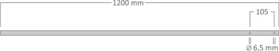Produktbild von DECOLED Baumspießhalter, 120 cm