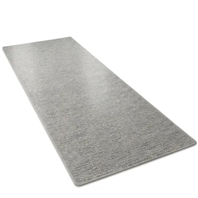 Obrázek produktu pro Koberec Geneva, běhoun do chodby, obývacího pokoje a ložnice, stříbrně šedý, 80 x 400 cm