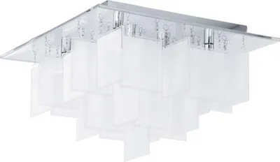 Produktbild von EGLO LED Deckenlampe Condrada 1, 8 flammige Deckenleuchte, Wohnzimmerlampe, Schlafzimmerlampe, Flurlampe Decke mit G9