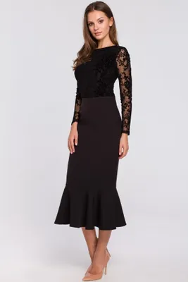 Immagine prodotto di Makover Gonna midi donna Landole K025 nero S