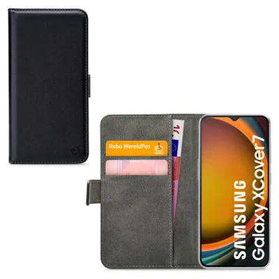 Produktbild von Mobilize Classic Gelly Wallet Handyhülle für Samsung Galaxy Xcover 7 Hülle Klapphülle Geldbörse - Schwarz