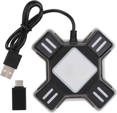 Immagine prodotto di ZELURXX Adattatore tastiera e mouse per Switch, Xbox One, PS4, PS3, mappatura dei tasti, nessun ritardo di input, Plug & Play, compatto, nero