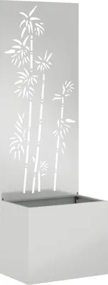 Immagine prodotto di Maison Exclusive - Telo frangivista da giardino argento 50 x 150 cm in acciaio zincato