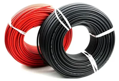 Produktbild von Solarkabel, verzinntes Kupfer, doppelt isoliert, WEISS, 10AWG-6mm2-d, 30m-b