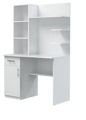 Obrázok produktu pre JONAS PC stolík E6 biele drevo ľavé
