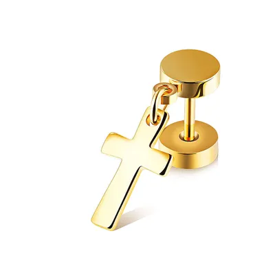 Produktbild von Mono-Ohrring   Anhänger GioiaPura Gold   Kollektion Cross - mann