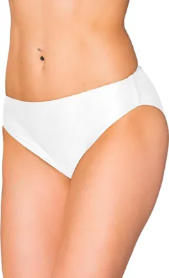 Produktbild von Aquarti Damen Bikini Hose mit mittelhohem Bund, Farbe: Weiß, Größe: 40