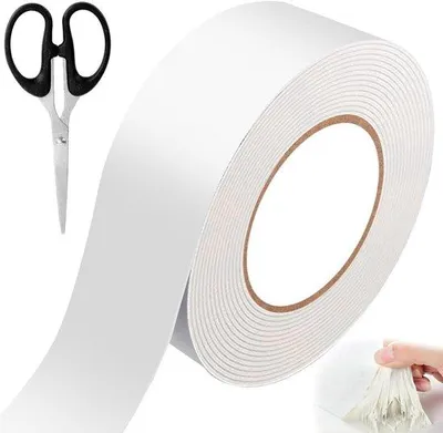 Produktbild von Weißer Butyl-Dichtband - wasserdicht und selbstklebend - 5 cm x 10 m