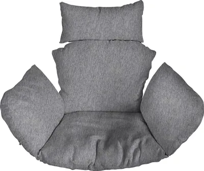 Produktbild von Hängesessel Kissen, Polster, Auflage für Polyrattan / Rattan Hängeschaukel, Hängekorb, Schaukel Korb, Rückenkissen in der farbe Leinen [114]